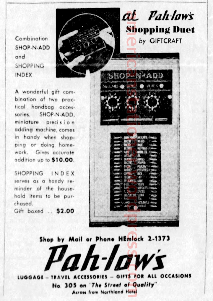 1955 Oct Green Bay Press Gazette ad wm sm